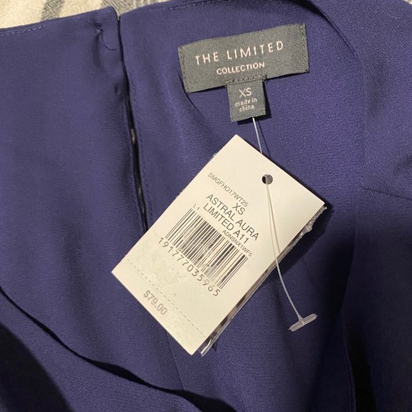 The Limited, Dark blue blouse - Picture 3 of 3